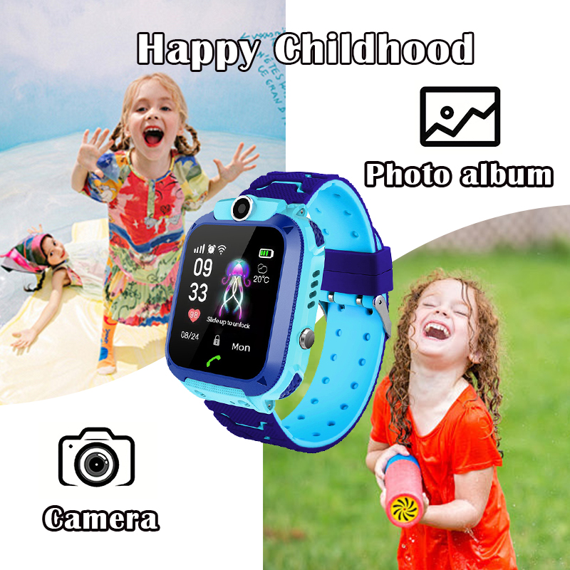 Smartwatch Watches For Kid Girl - Q12B Kids Smart Watch with SOS