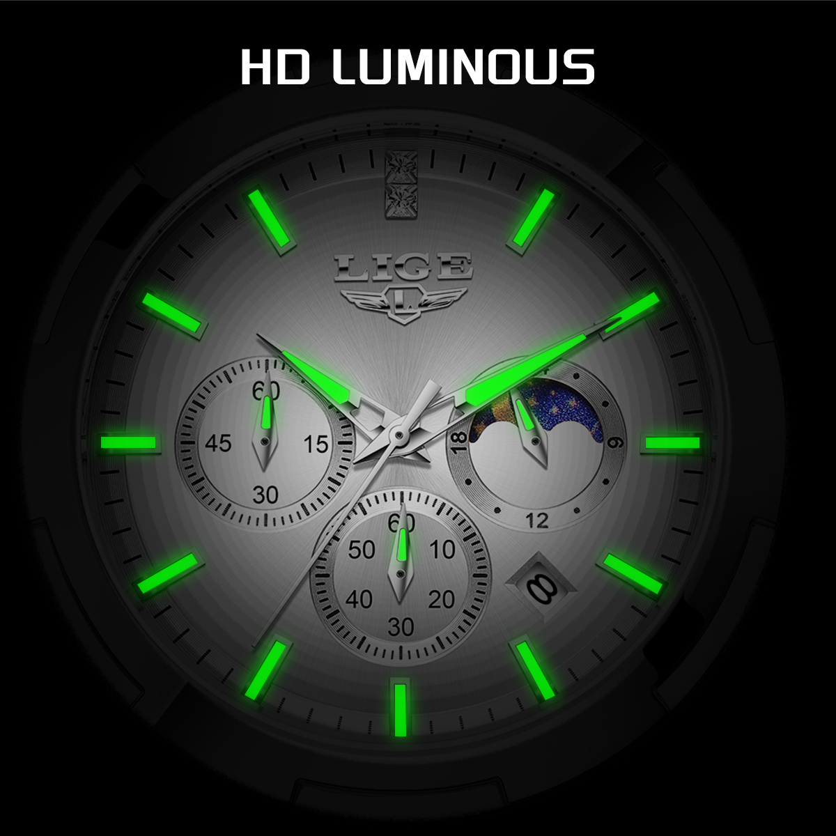 LIGE Top Brand Luxury Watch Wo - Smartwatch Branded Watches For Women ulasan dan harga