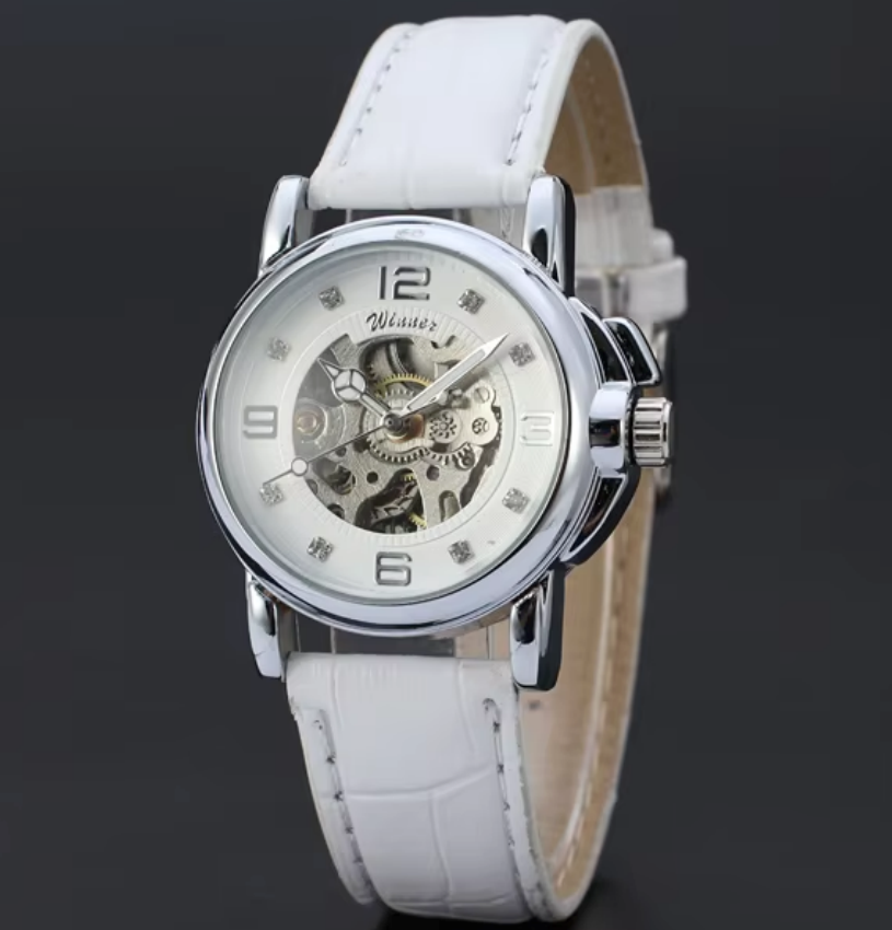 T-WINNER Elegant Women New Ske - Skeleton Mechanical Watch ulasan dan harga