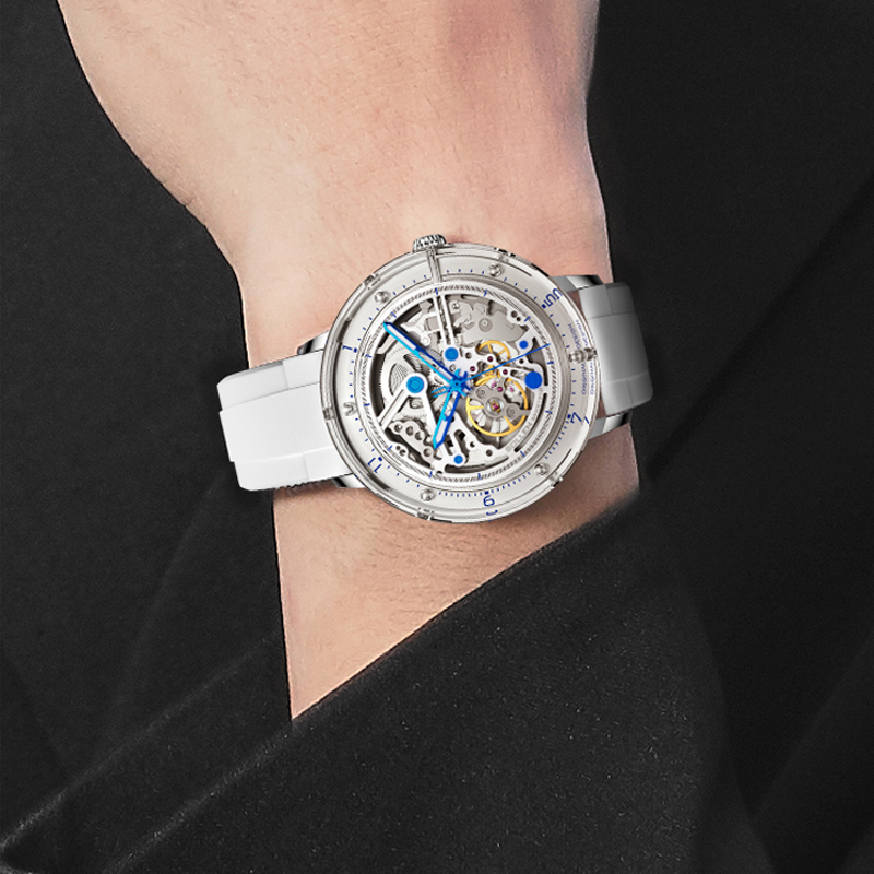 New Customized Mens Mechanical - Skeleton Mechanical Watch ulasan dan harga