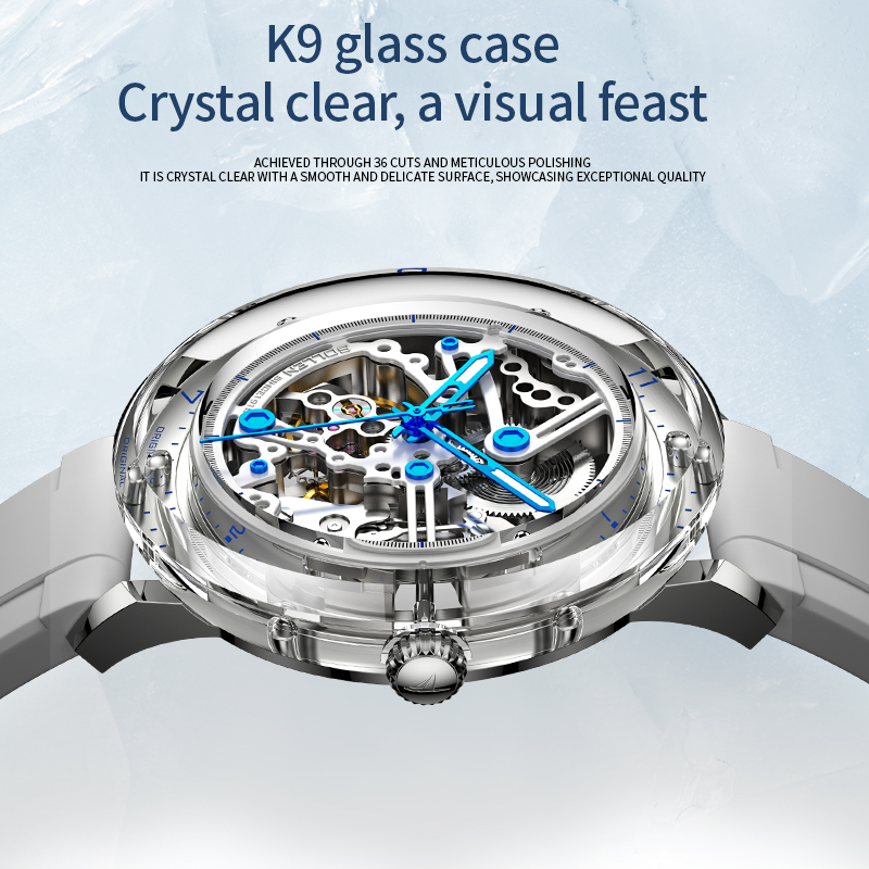 New Customized Mens Mechanical - Skeleton Mechanical Watch ulasan dan harga