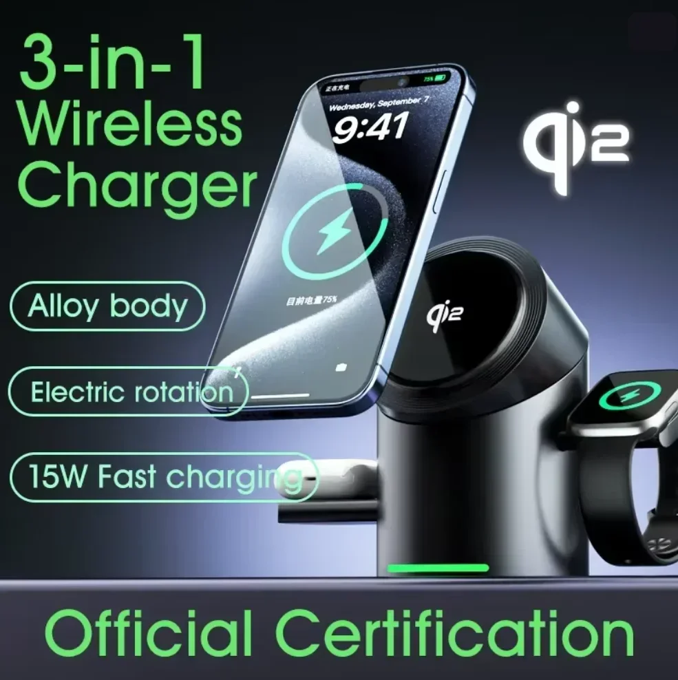 2026 Upgraded Touch Button Qi2 - Watch Smartwatch Android ulasan dan harga