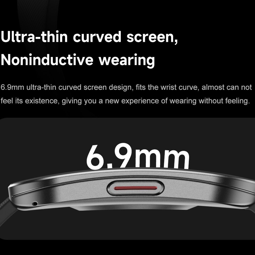 Amoled Ultra-thin Curved Water - Smartwatch Sports Watches For Women ulasan dan harga