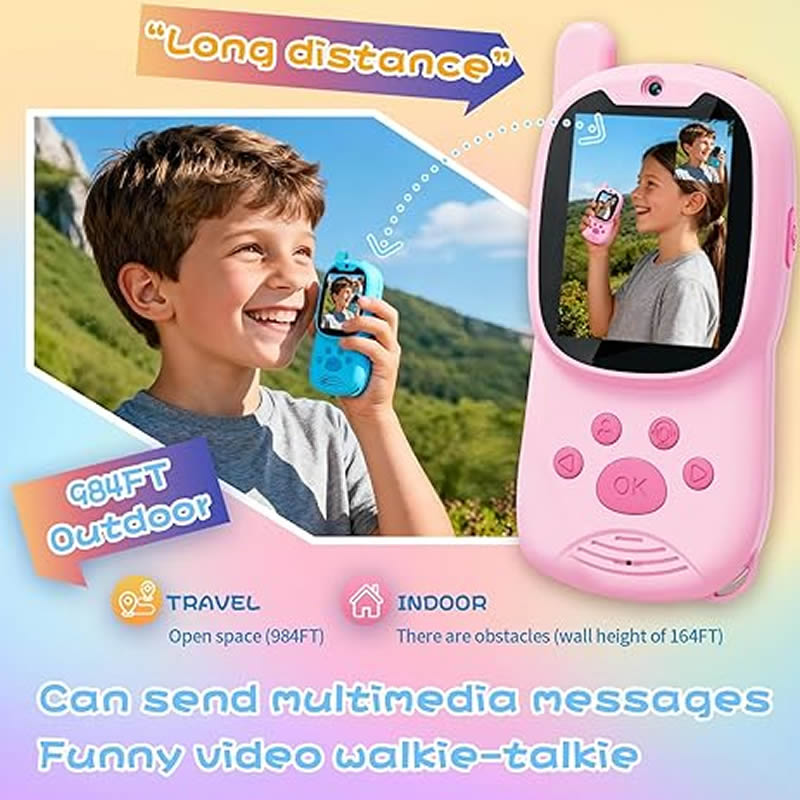 Walkie Talkies Cute 2Pack Rech - Smartwatch Watches For Kid Girl ulasan dan harga