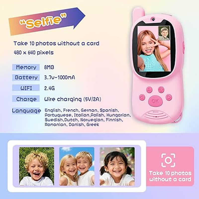 Walkie Talkies Cute 2Pack Rech - Smartwatch Watches For Kid Girl ulasan dan harga