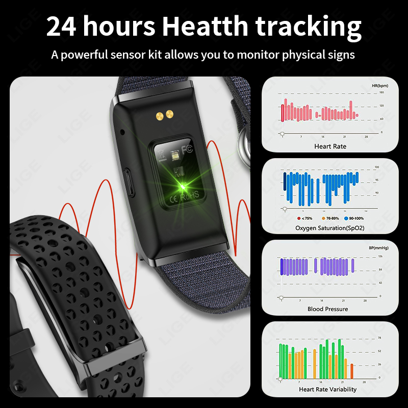 LIGE Smart Watch Heart Rate Bl - Smartwatch Sports Watches For Women ulasan dan harga