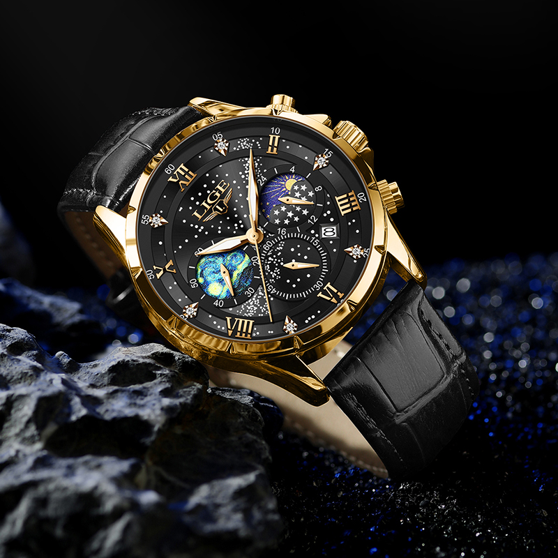 LIGE 2026 Top Luxury Brand Men - Smartwatch Army Watches For Men ulasan dan harga