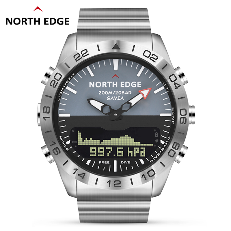 NORTH EDGE Mens Dive Watch Mil - Smartwatch Army Watches For Men ulasan dan harga