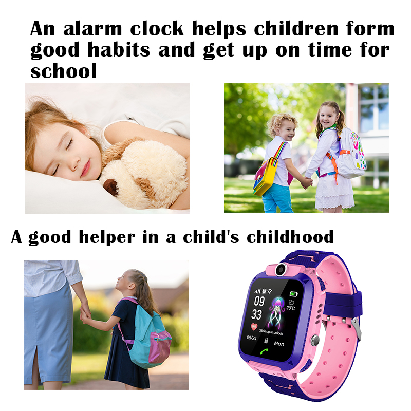 Q12B Kids Smart Watch with SOS - Smartwatch Watches For Kid Girl ulasan dan harga