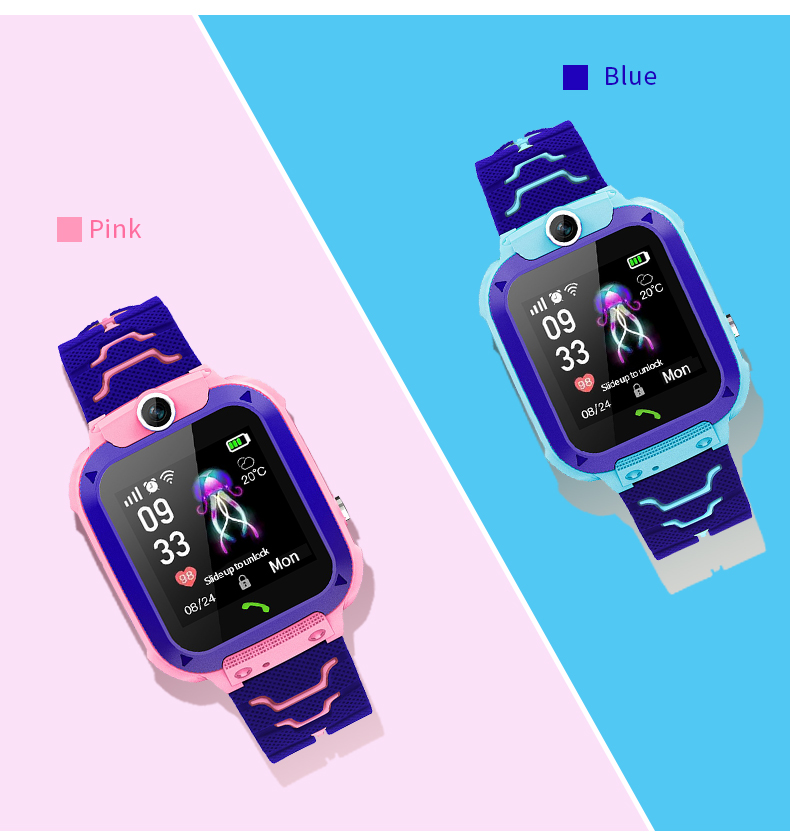 Q12B Kids Smart Watch with SOS - Smartwatch Watches For Kid Girl ulasan dan harga