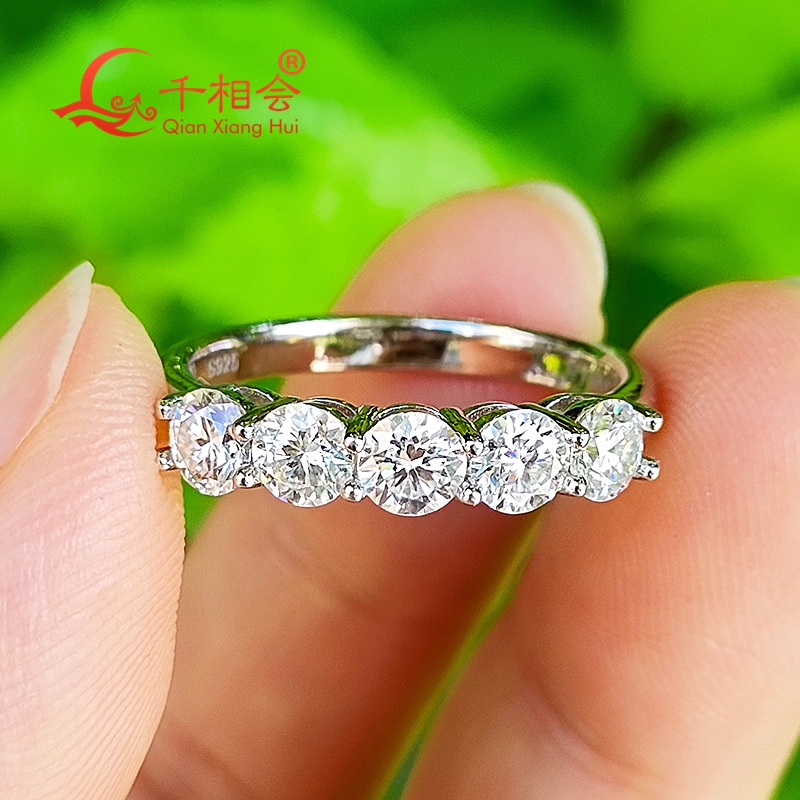1.5ct 4mm round five stones D  - Vs Smartwatch ulasan dan harga
