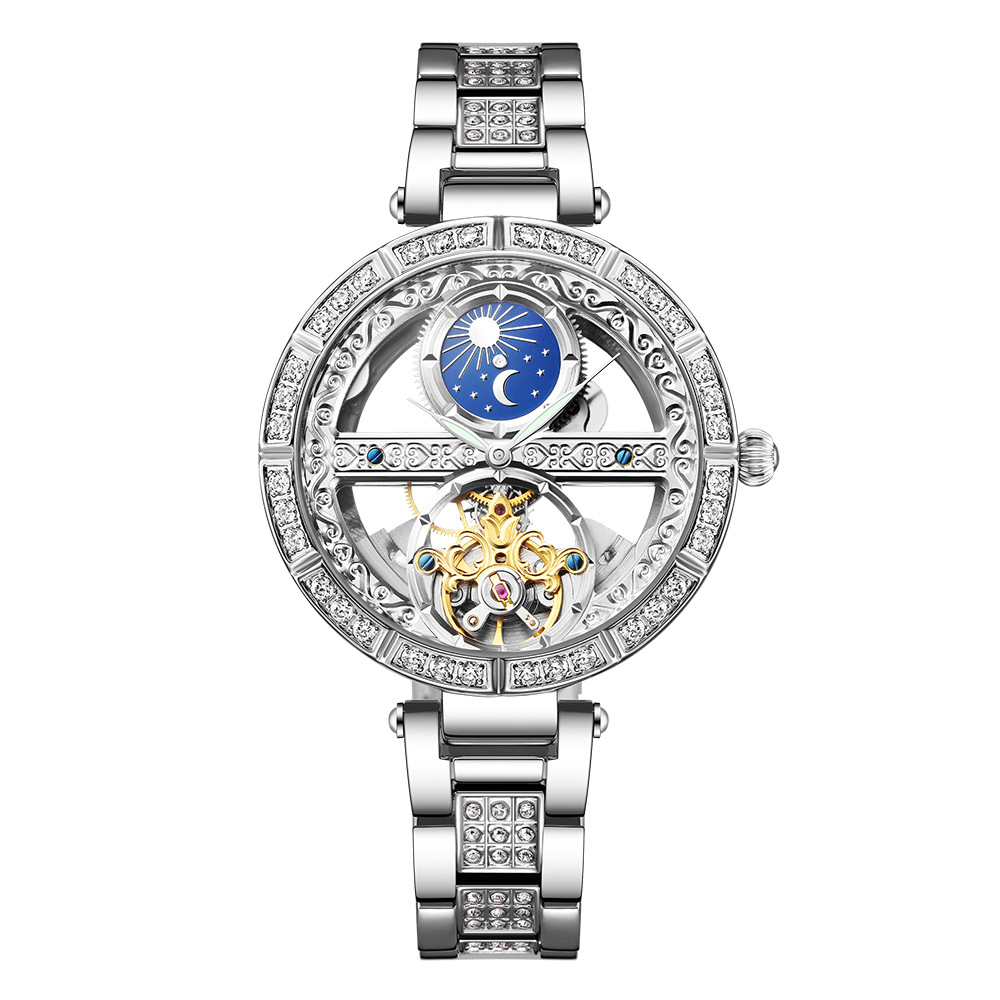 Ladies Watch Automatic Woman L - Skeleton Mechanical Watch ulasan dan harga