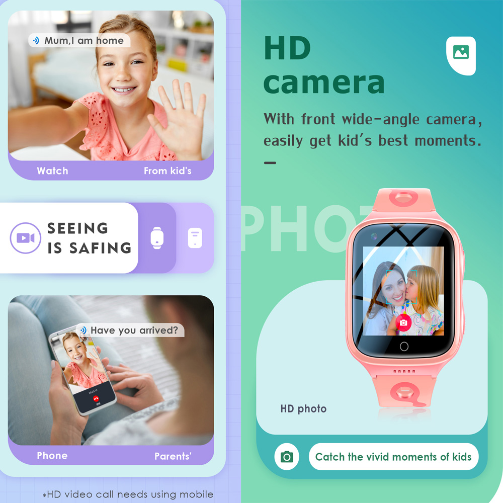 4G Smart Watch Kids GPS WiFi V - Smartwatch Watches For Kid Girl ulasan dan harga