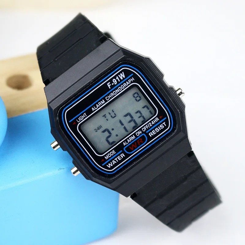 Classic F‑9100W Digital Watch  - Vintage Digital Watch ulasan dan harga