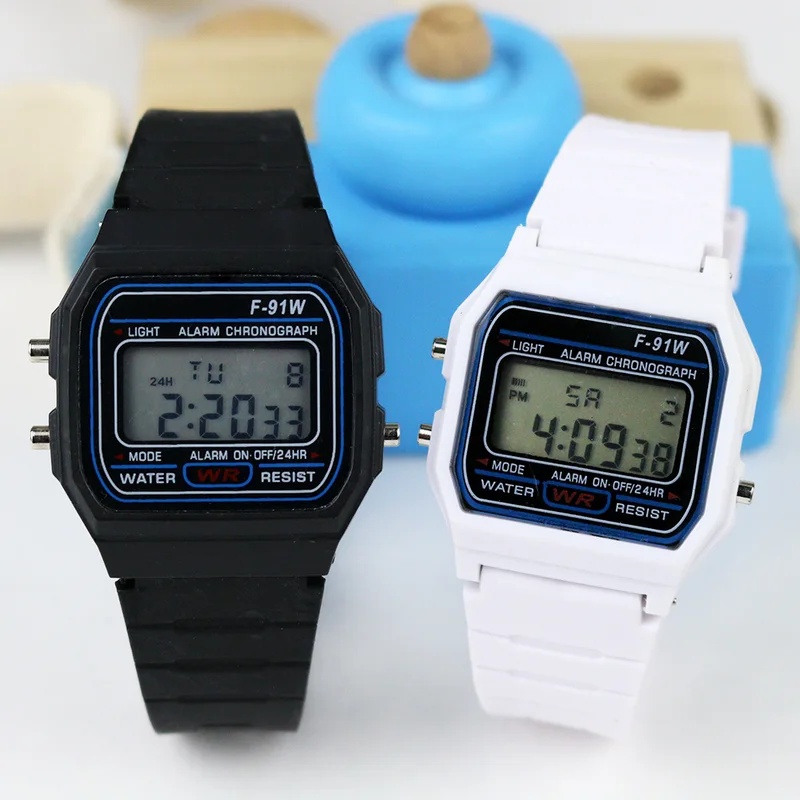 Classic F‑9100W Digital Watch  - Vintage Digital Watch ulasan dan harga