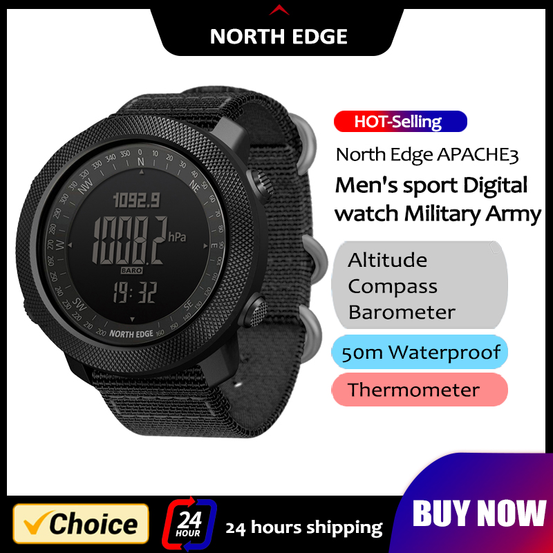 NORTH EDGE Mens Smart Watch Mi - Smartwatch Army Watches For Men ulasan dan harga