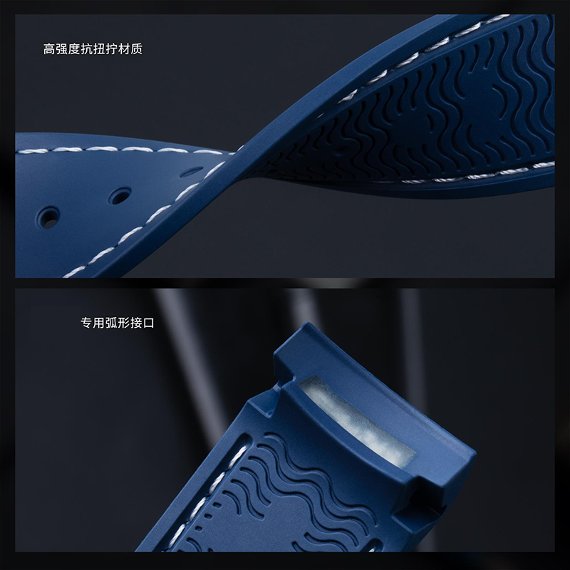 Curved End Rubber Silicone Wat - Omega Watch Speedmaster ulasan dan harga