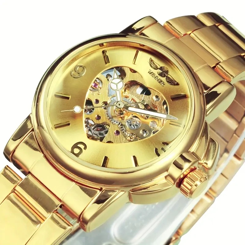Elegant Women's Automatic Mech - Skeleton Mechanical Watch ulasan dan harga