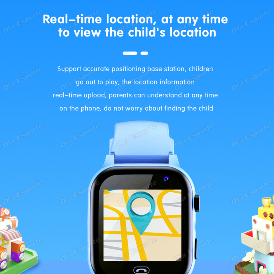2026 New Mini Kids Phone 4G Si - Smartwatch Watches Birthday Gift For Boys ulasan dan harga