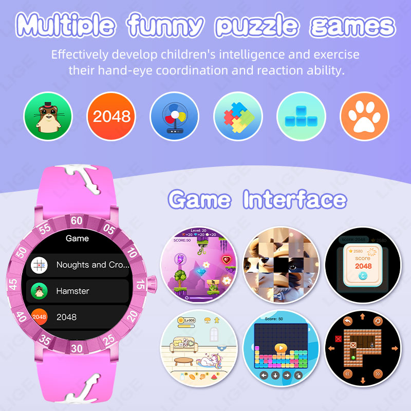 LIGE Girls Smart Watch SOS Chi - Smartwatch Watches Useful Gift For Boys ulasan dan harga