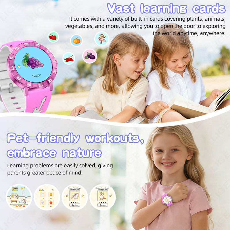 LIGE Girls Smart Watch SOS Chi - Smartwatch Watches Useful Gift For Boys ulasan dan harga