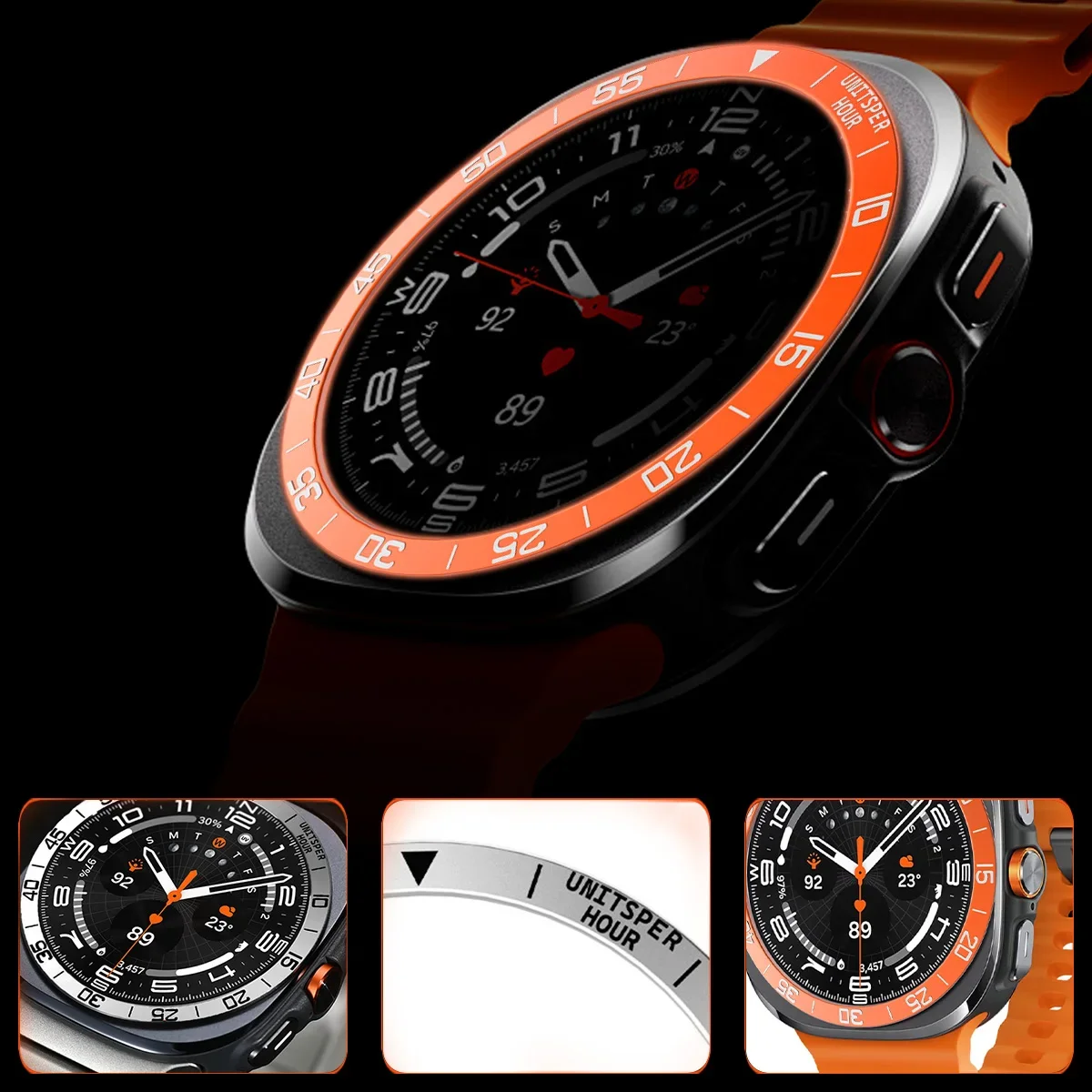 Metal Cover Bezel Ring Case Fo - Watch Smartwatch Android ulasan dan harga