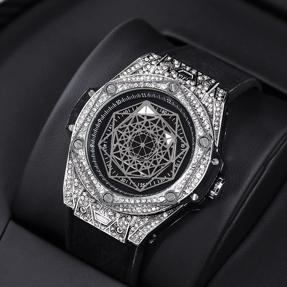 Top Brand Men's Quartz Watch T - Skeleton Mechanical Watch ulasan dan harga