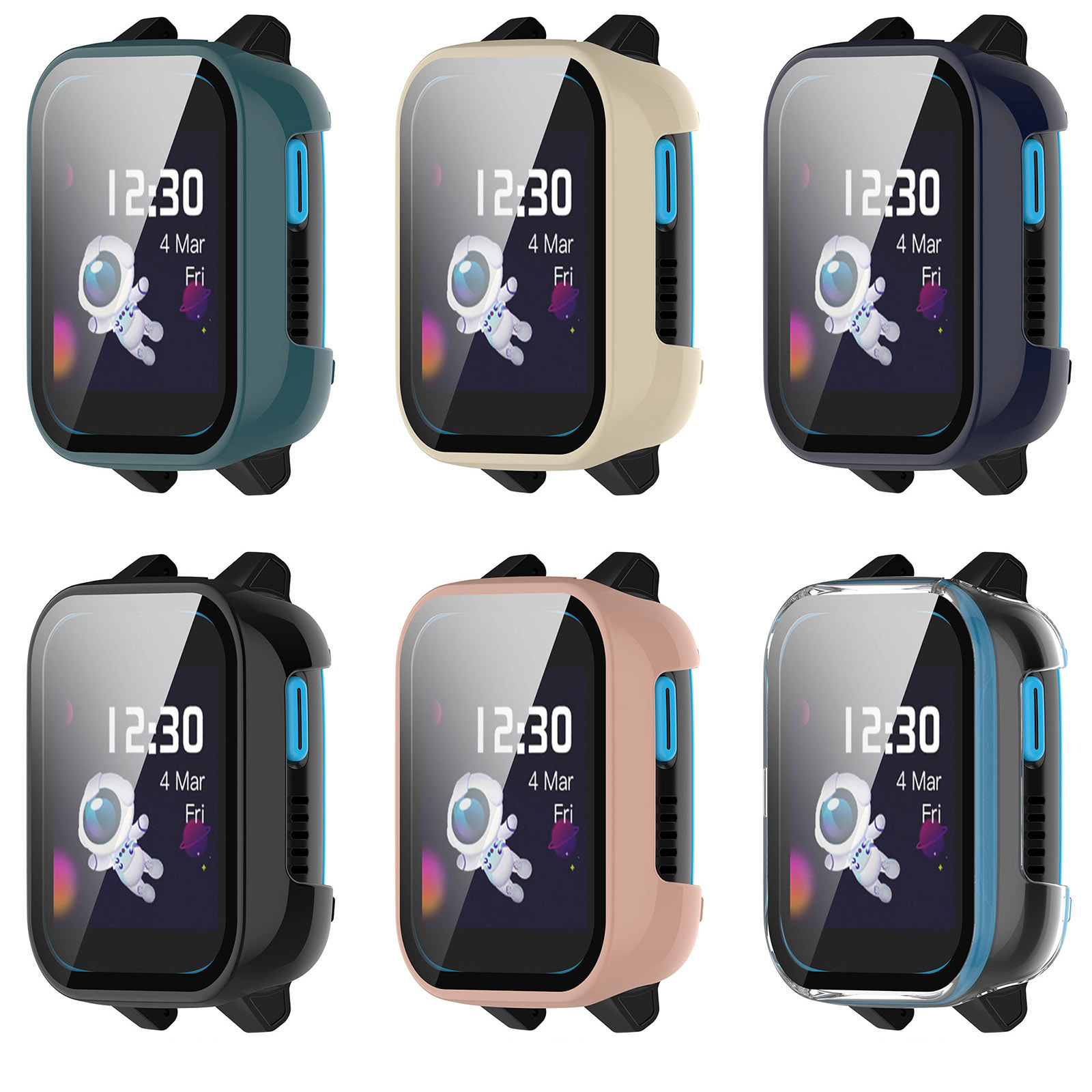 Hard Edge Shell Glass Screen P - Smartwatch Watches Kids ulasan dan harga