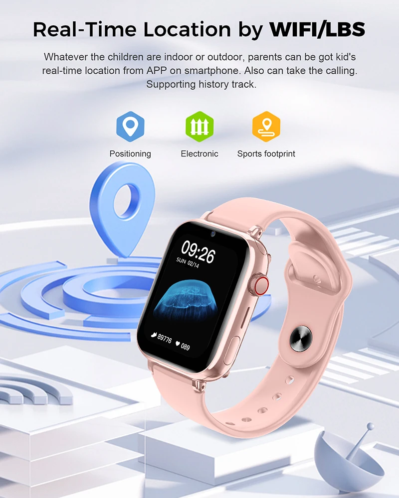 2025 Smart Watch Kids LBS Loca - Smartwatch Watches For Kid Girl ulasan dan harga