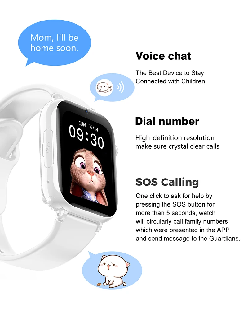 2025 Smart Watch Kids LBS Loca - Smartwatch Watches For Kid Girl ulasan dan harga