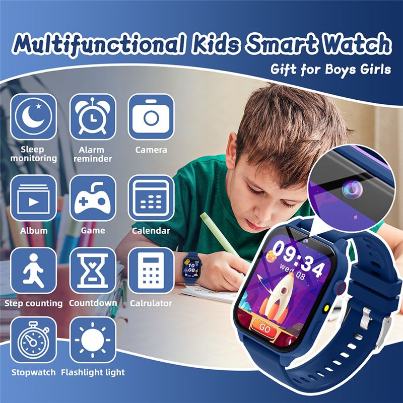 BNVN-Children Study Smartwatch - Smartwatch Watches Birthday Gift For Boys ulasan dan harga