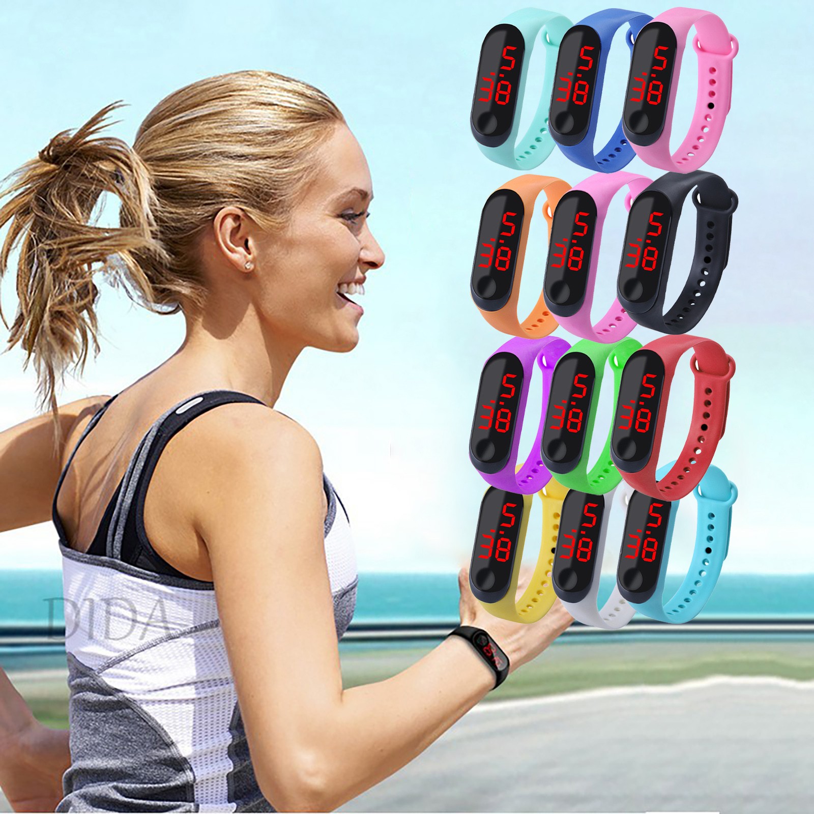 Sports Outdoor Bracelet Electr - Smartwatch Watches Kids ulasan dan harga
