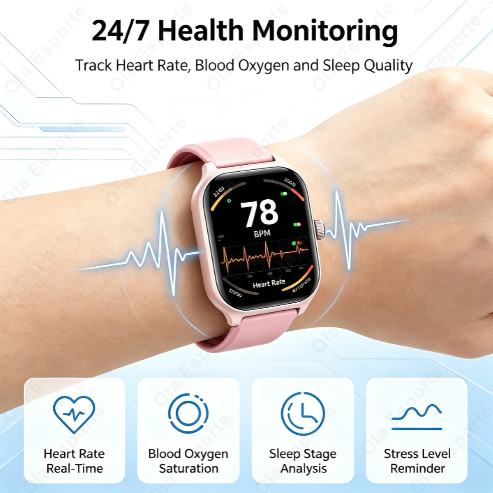Smart Watch Plus Men Women Plu - Smartwatch Sports Watches For Women ulasan dan harga