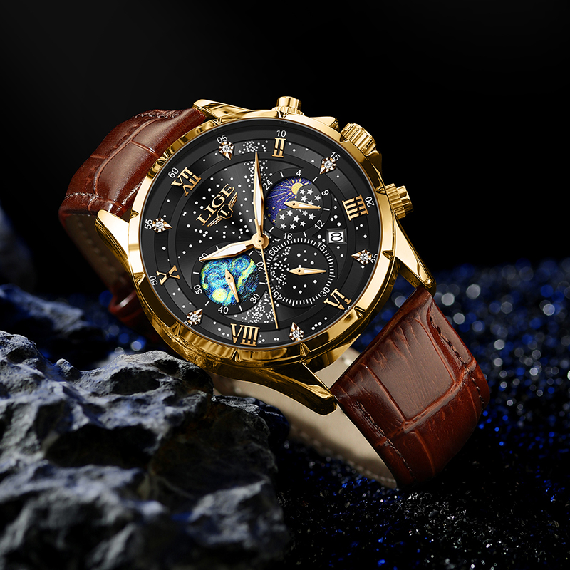 LIGE 2026 Top Luxury Brand Men - Smartwatch Army Watches For Men ulasan dan harga