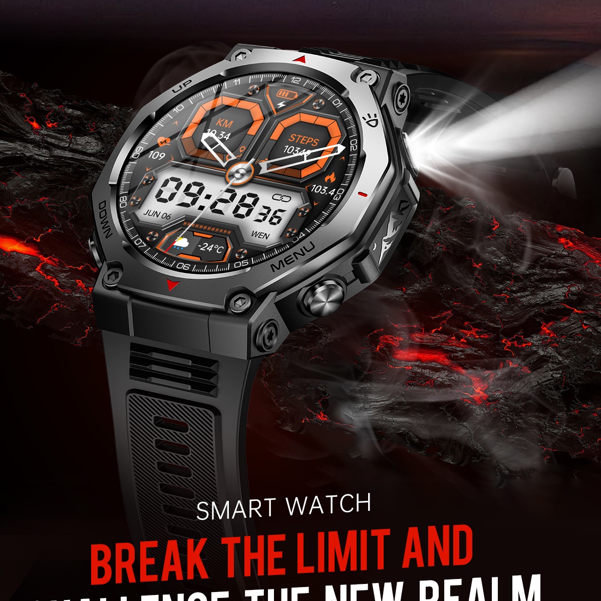 2025 New For Xiaomi Military G - Vs Smartwatch ulasan dan harga