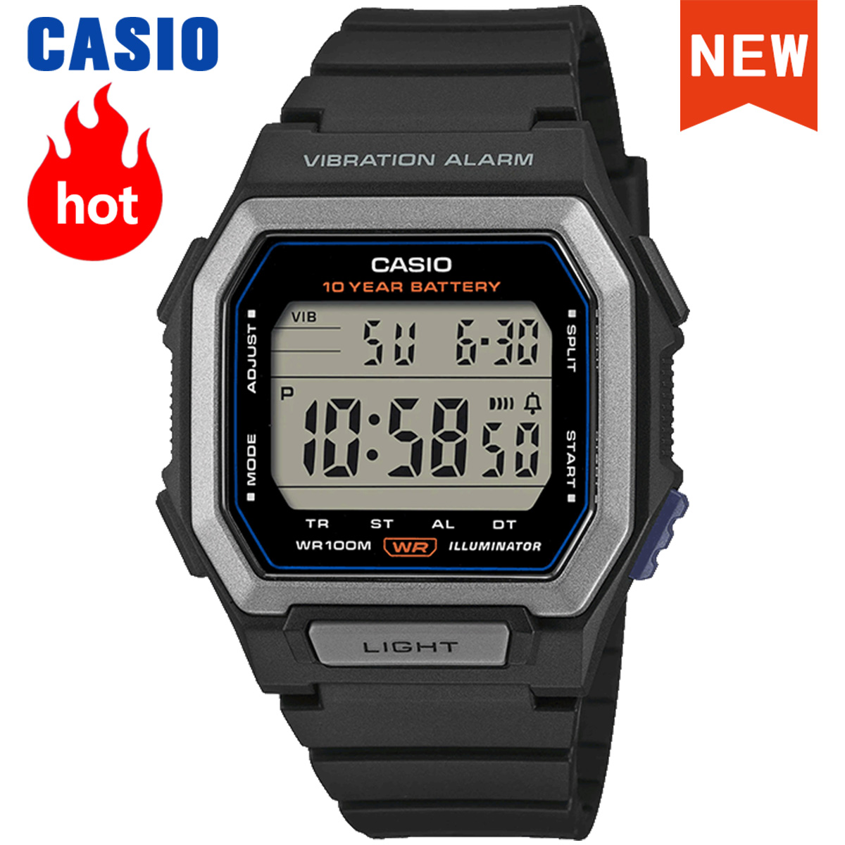 Casio Watch New 2026 Model W-7 - Vintage Digital Watch ulasan dan harga