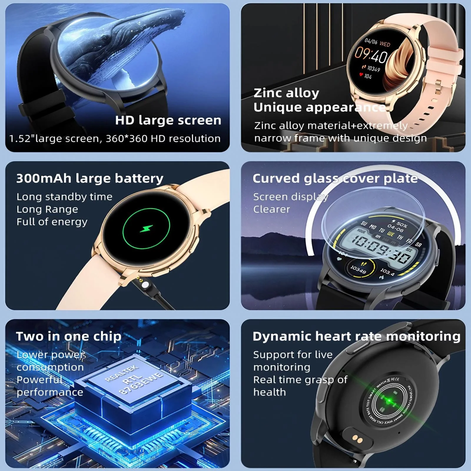 Women Smartwatch Waterproof He - Watch Smartwatch Android ulasan dan harga