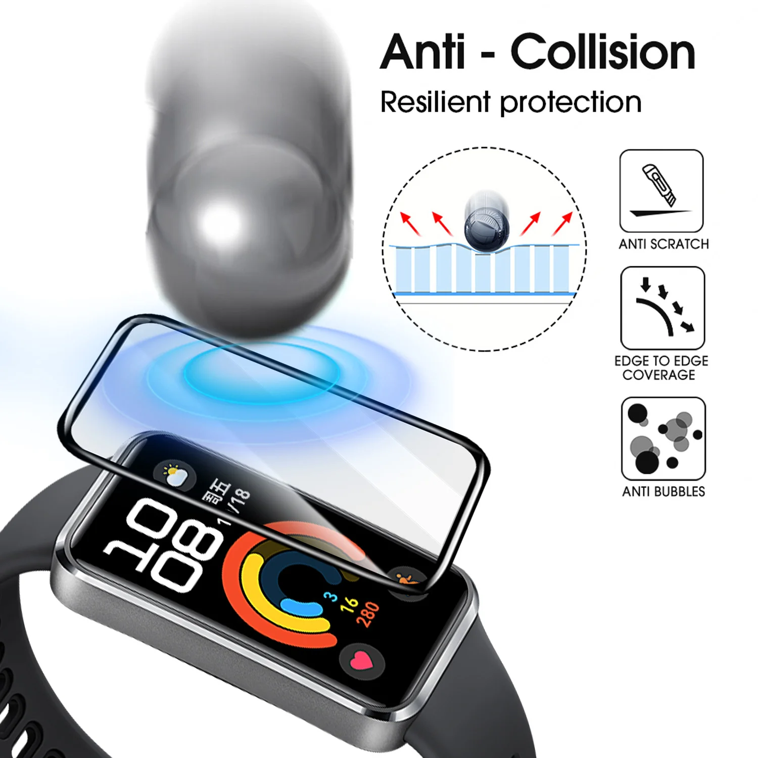 Flexible Screen Protectors for - Smartwatch Watch Huawei ulasan dan harga