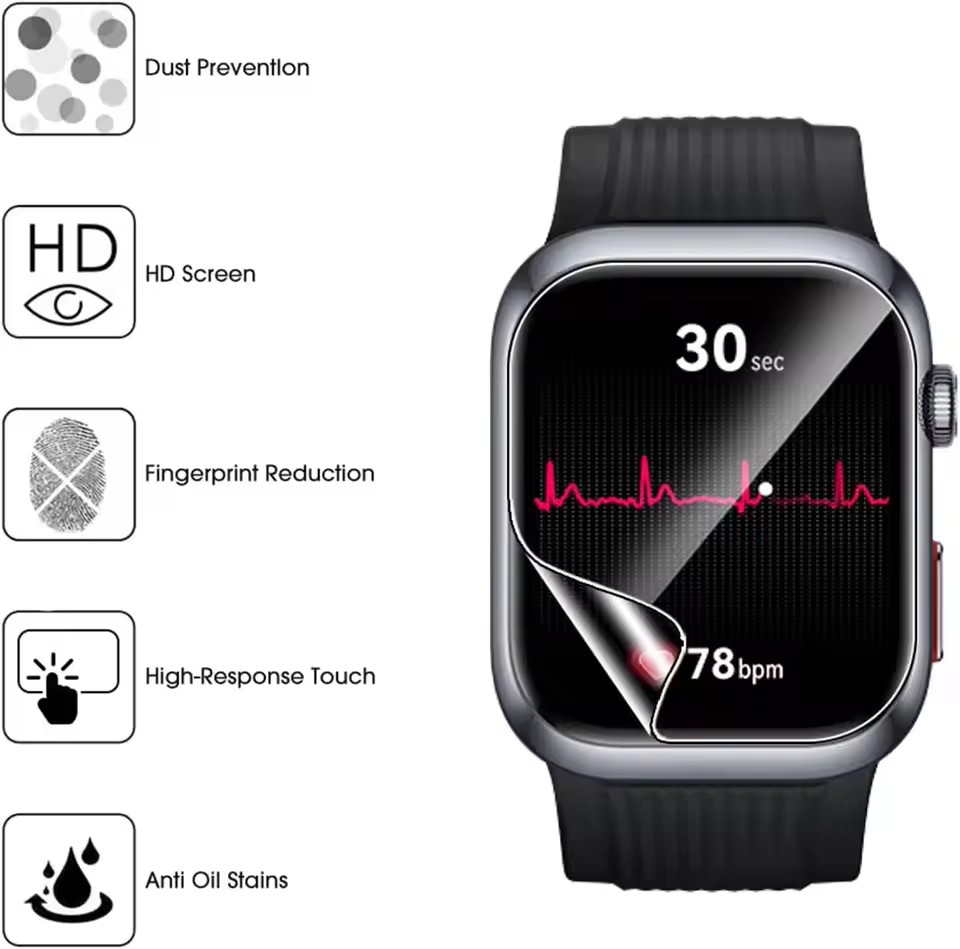 3pcs TPU Hydrogel Films for Hu - Smartwatch Watch Huawei ulasan dan harga