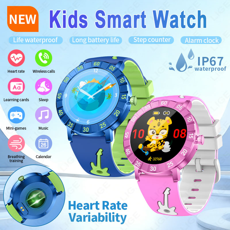 LIGE 2026 HRV Kids Smart Watch - Smartwatch Watches Useful Gift For Boys ulasan dan harga